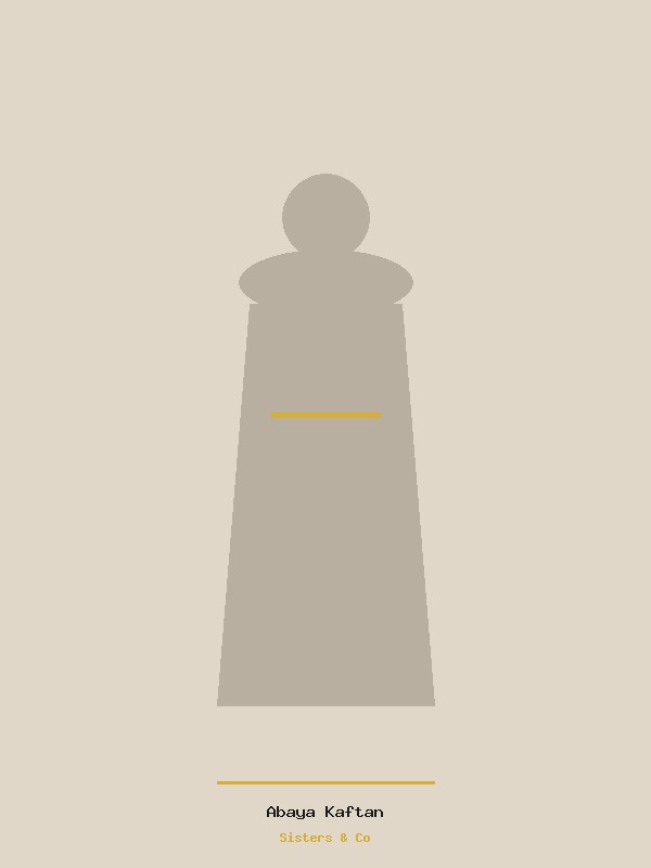 Abaya Kaftan Brodée