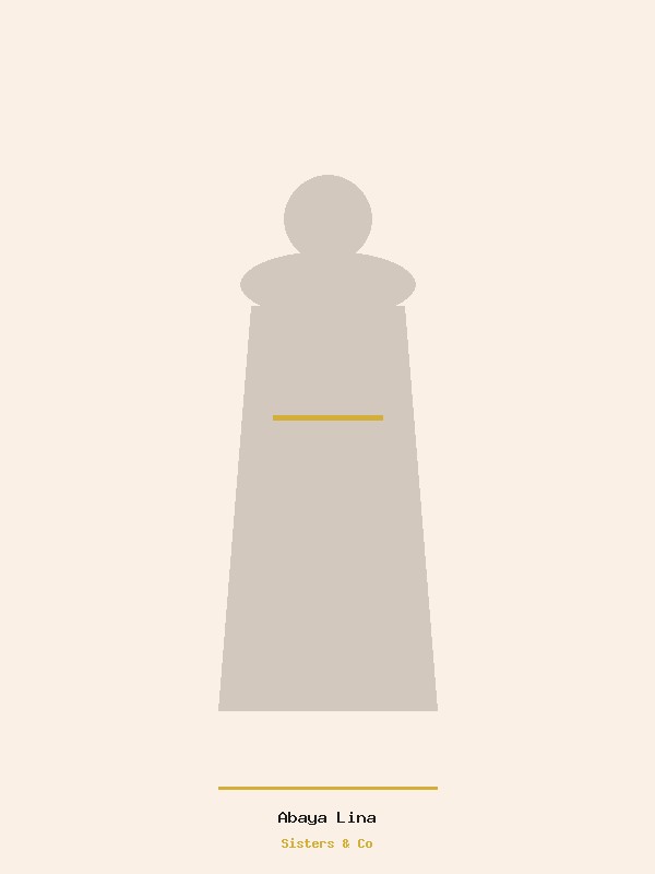 Abaya Lina Brodée